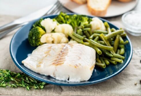 Pesce con verdure