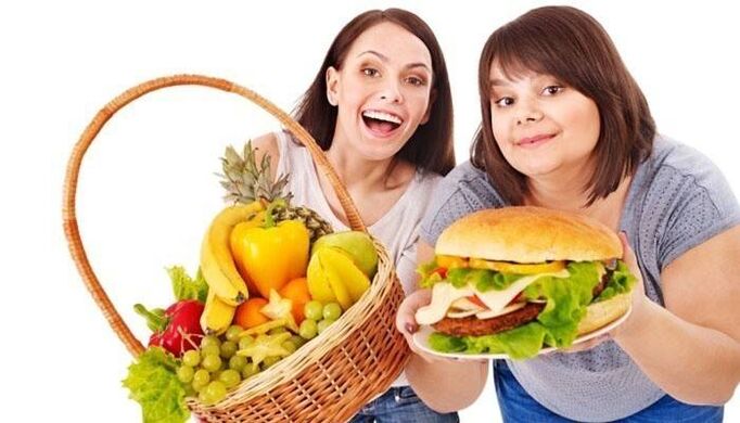 Per perdere peso con successo, le ragazze hanno rivisto la loro dieta