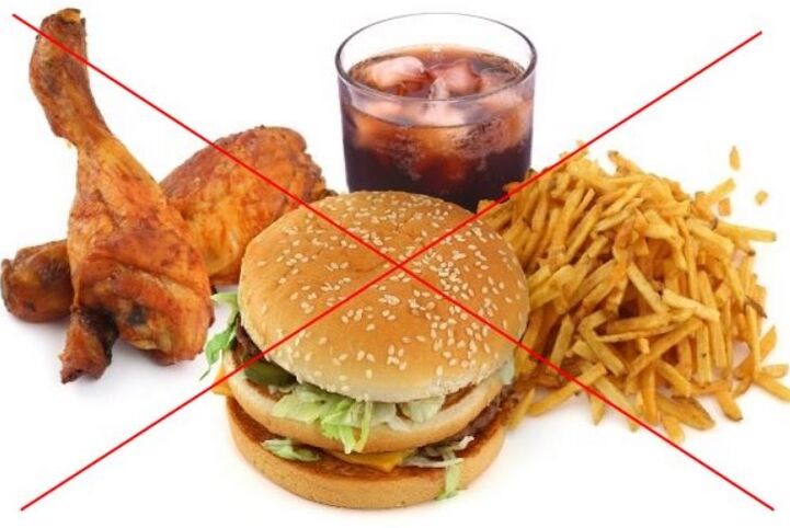 cibo proibito per la gastrite
